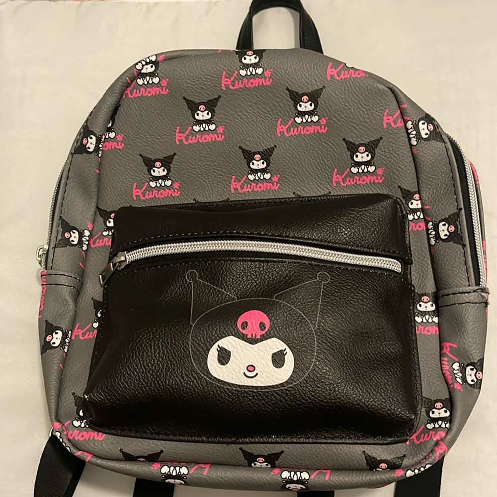NWT Sanrio Kuromi Pleather Mini Backpack